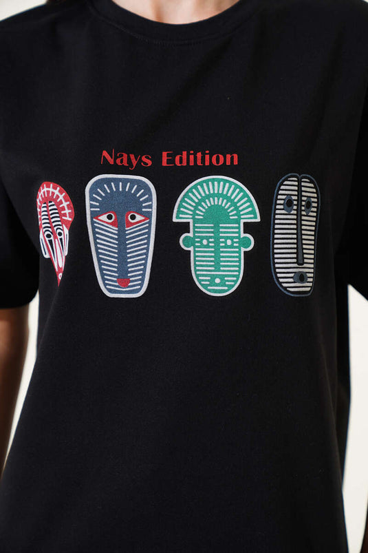 Nays Edition Printed T-shirt Black