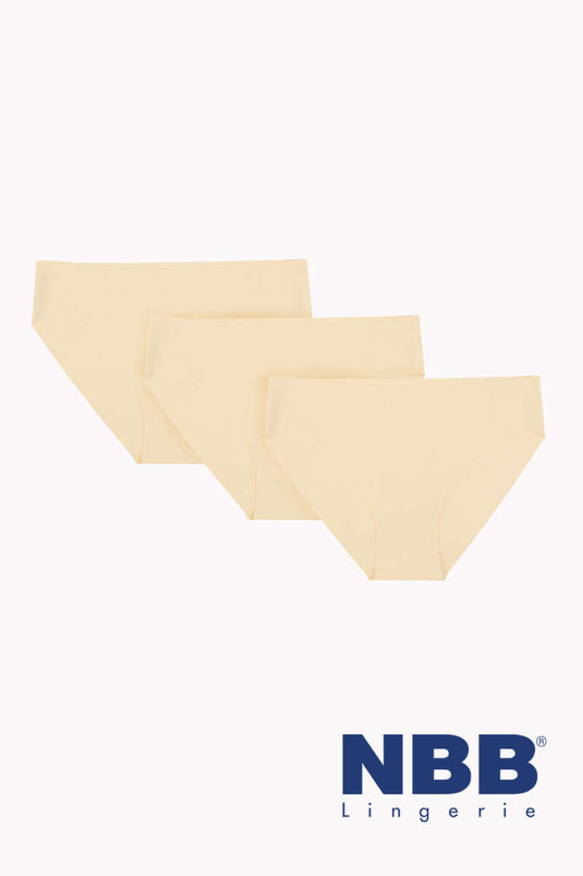 NBB 3'lü Lazer Kesim Basic Külot Ten