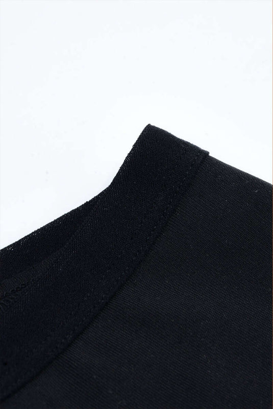 NBB Laser Cut Boxer Shorts Black