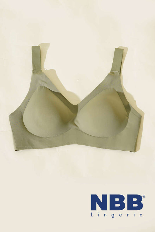 Soutien-gorge NBB vert découpé au laser