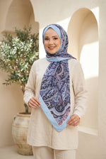 Série De Foulards Ethniques Neva Bleu Bébé