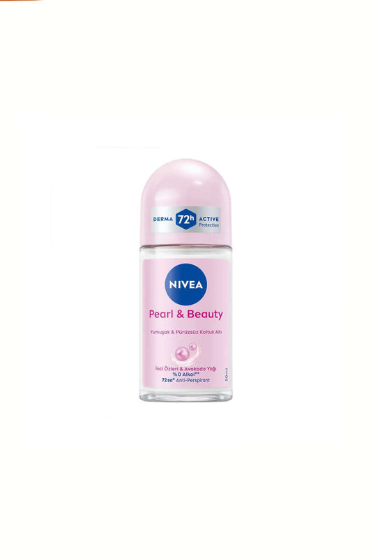 Nivea Pearl & Beauty Déodorant Roll-on Femme aux Extraits de Perle 72 Heures 50 ml