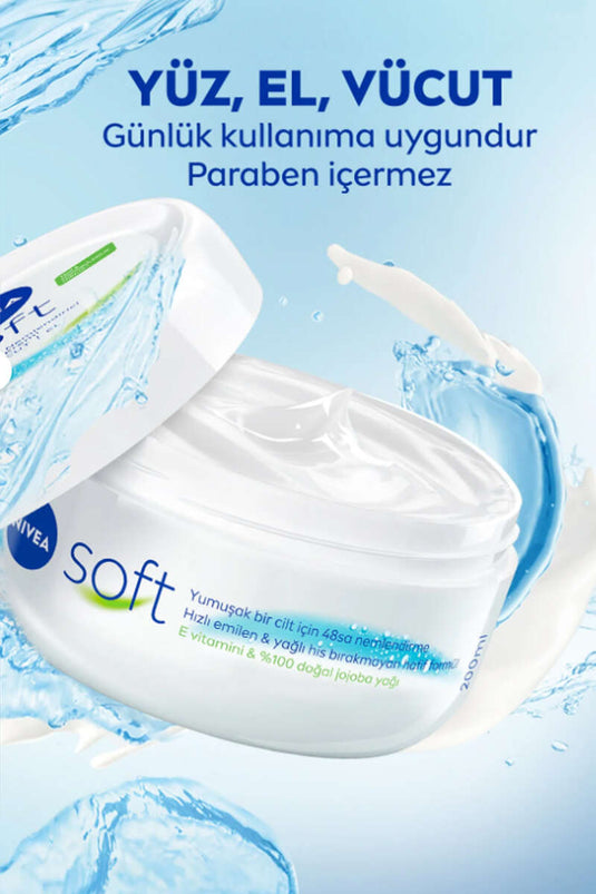 Crème hydratante Nivea Soft 300 ml
