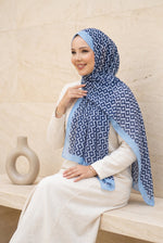 Série De Foulards Nora À Motifs Bleu Bébé