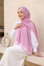 Série De Châles Nora À Motifs Rose