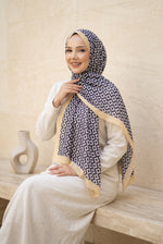 Série De Foulards Nora À Motifs En Jaune