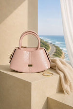 Sac À Main Fille Rose Brodé