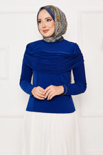 Blouse Sandy Drapée À L'avant