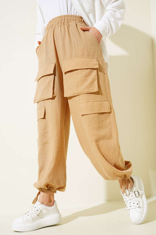 Pantalon Poche Cargo Avant Camel