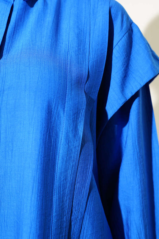 Chemise à plis sur le devant en Saxe