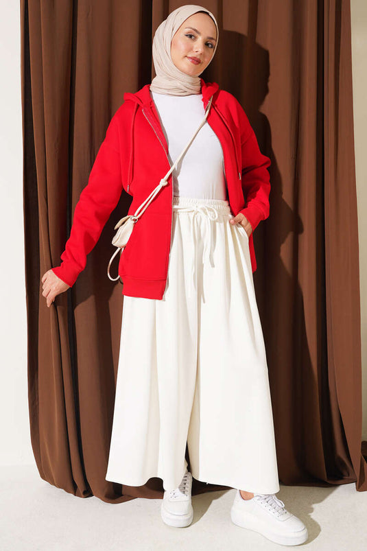 Pantaloni Loysha Con Pieghe In Beige