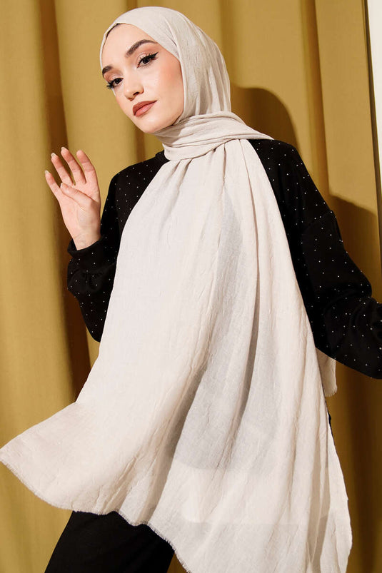 وشاح كرش من الخيزران العضوي بيج فاتح -174