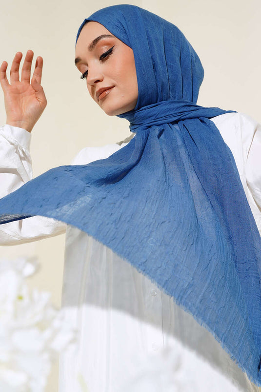 Organik Bambou Châle Indigo -8