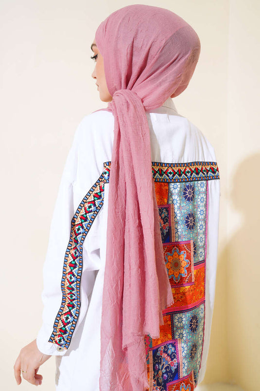 Organik Bambu Kraş Şal Pudra -77