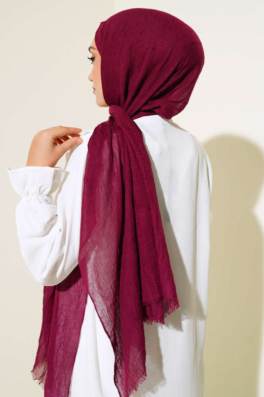 Châle Krash en bambou bio aux cerises