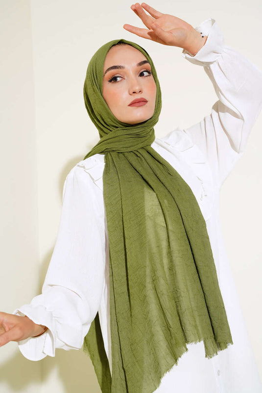 وشاح كراش من الخيزران العضوي أخضر -47