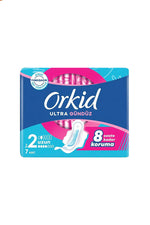 Orkid Ultra Serviette Hygiénique Jour Taille 2 (Longue) Pack De 7
