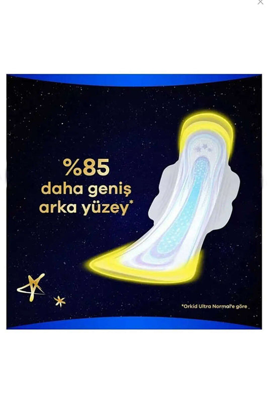 Orkid Ultra Hijyenik Ped Gece Extra Plus 5 Adet