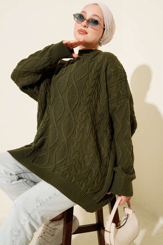 Knitted Sweater Khaki