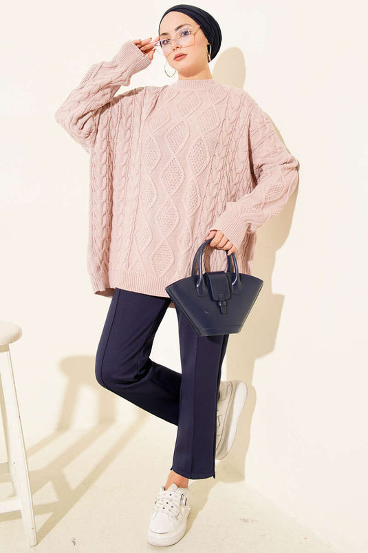 بودرة سترة محبوكة