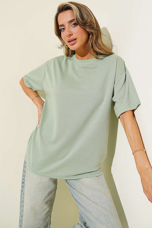 Oversize Basic T-shirt Mint