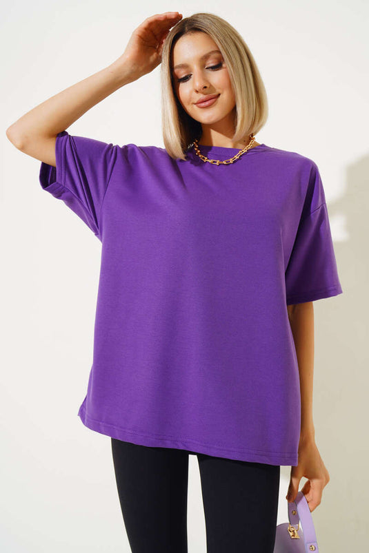 T-shirt basique oversize Mor