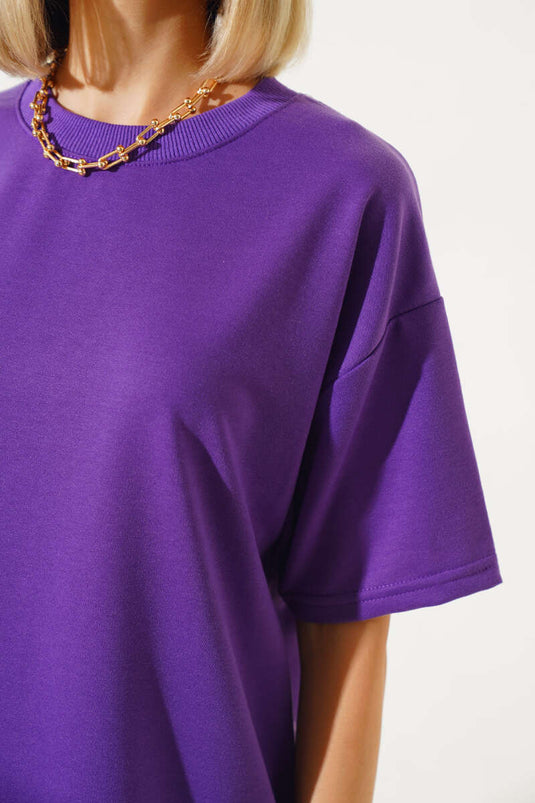 T-shirt basique oversize Mor