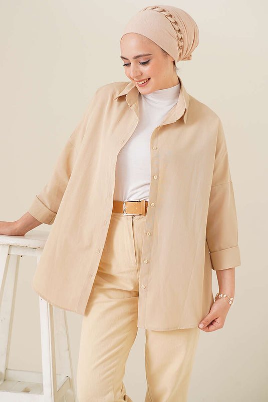 Oversized blouse Papaya