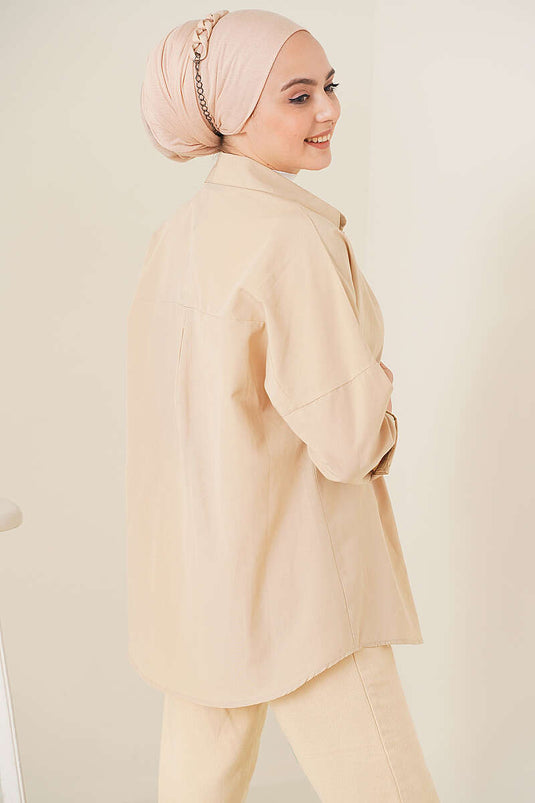 Oversized blouse Papaya