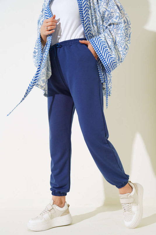 بنطال رياضي مطاطي الساق من برلمان