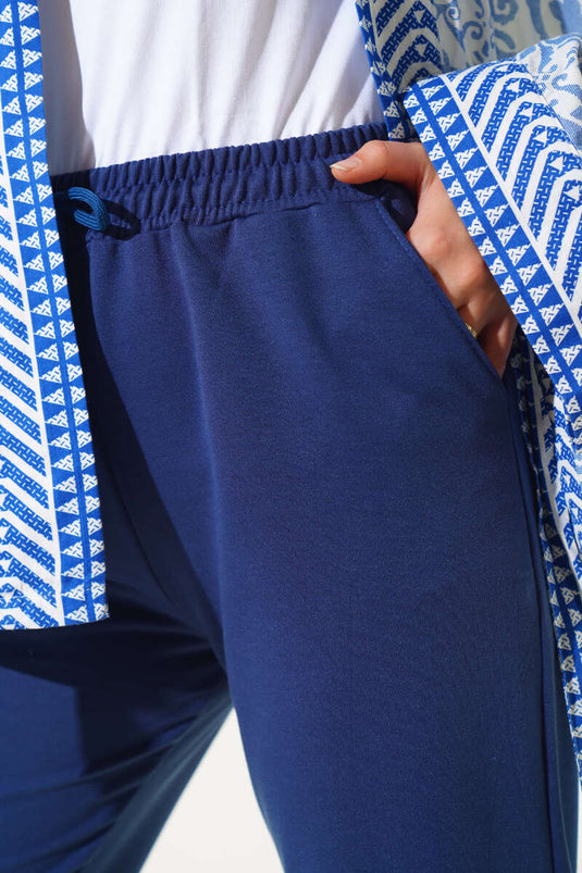 بنطال رياضي مطاطي الساق من برلمان