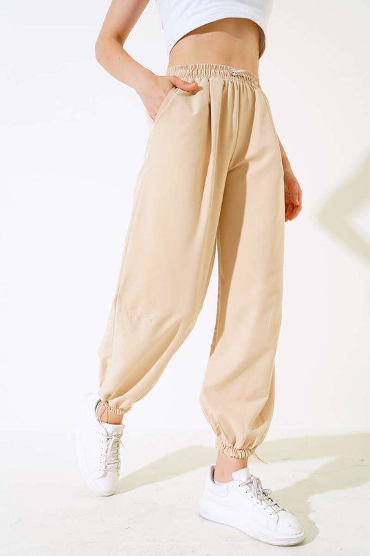 Pantalon élastique Latte