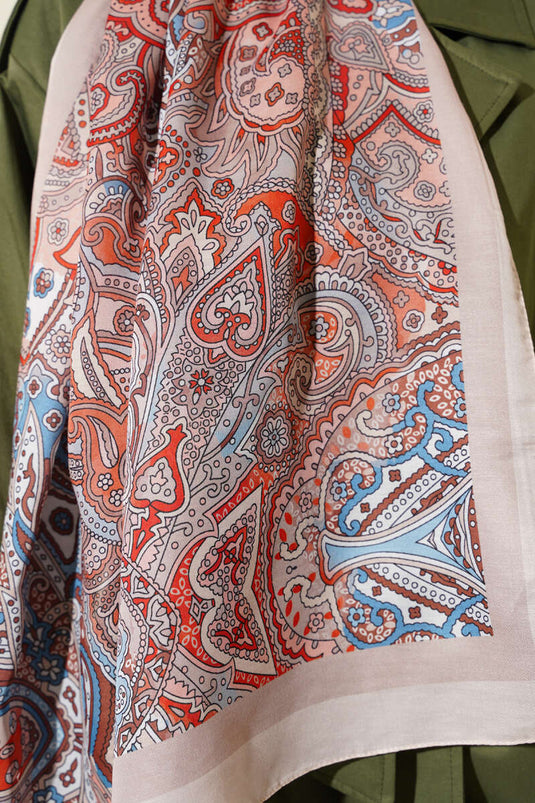 Paisley-Muster-Schal, Kamel