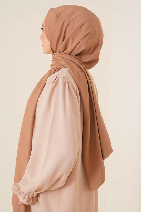 Pamuk Cazz Şal İpek Serisi Toprak