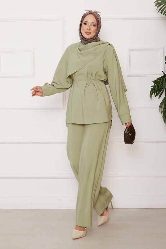 Ensemble deux pièces Cape Modal vert pétrole