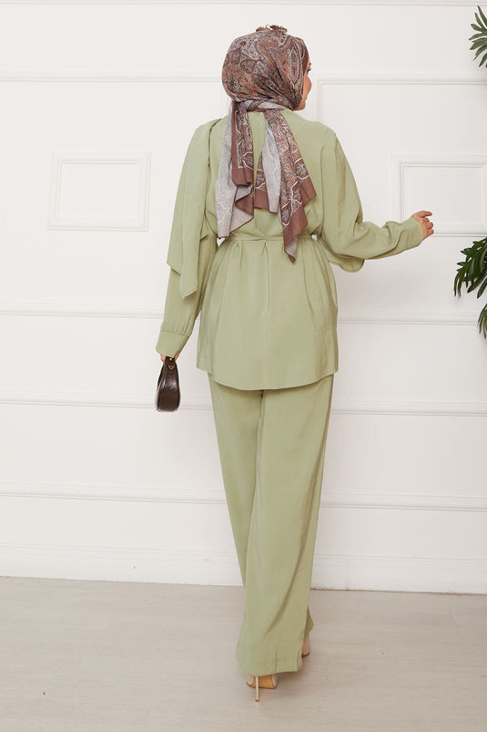 Ensemble deux pièces Cape Modal vert pétrole