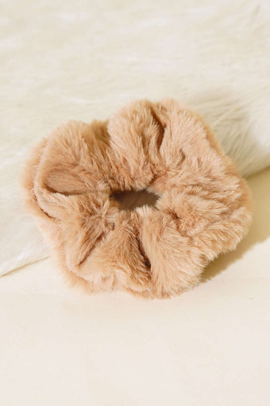 Vison à boucle élastique en peluche