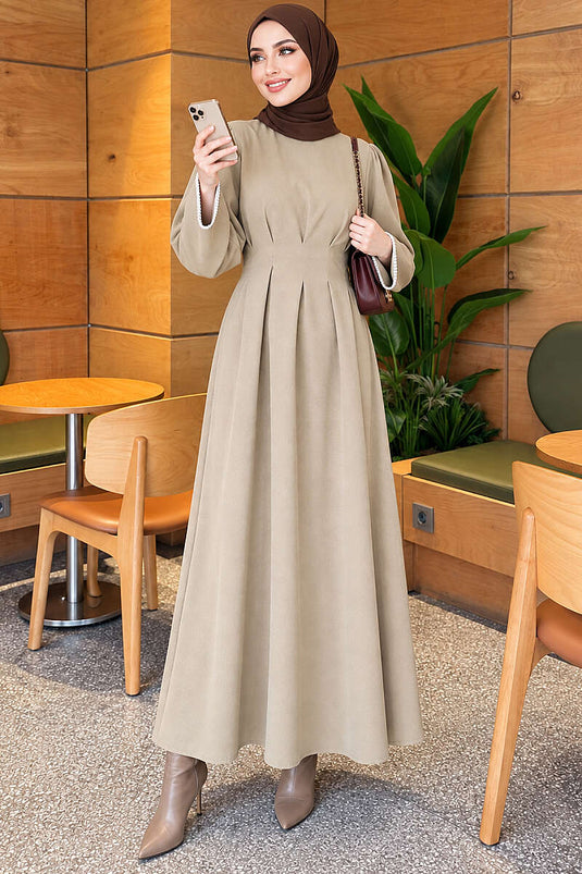 Vestido Con Encaje Y Brillantes Verde Turquesa