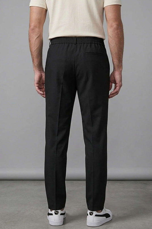 Pantalon ample pour homme Pensli en tissu noir