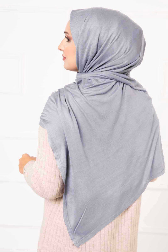 Combed Shawl Light Grey