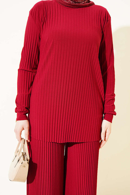 Ensemble double Piliseli Sandy Bordeaux