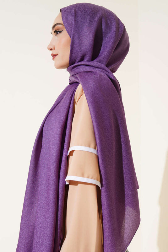 Sparkle Soft Shawl Lilac