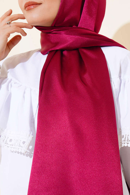 Pırlanta Abiye Şal Magenta