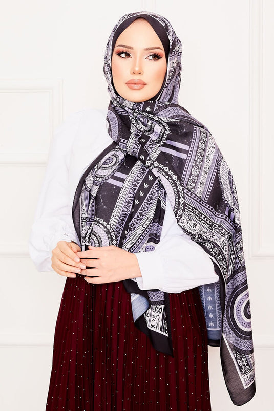 Chal suave estampado Platón -13