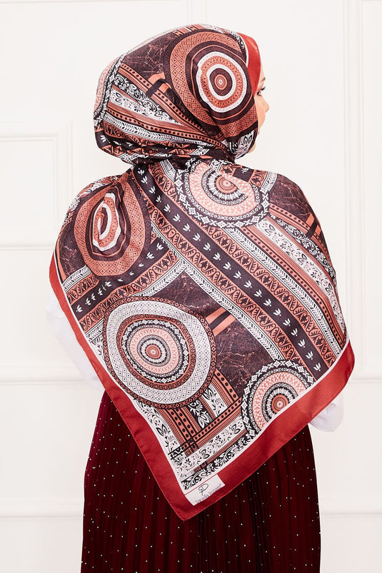 Plato Patterned Soft Shawl -15