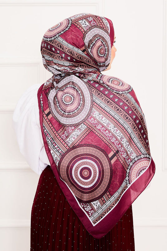 Plato Patterned Soft Shawl -17