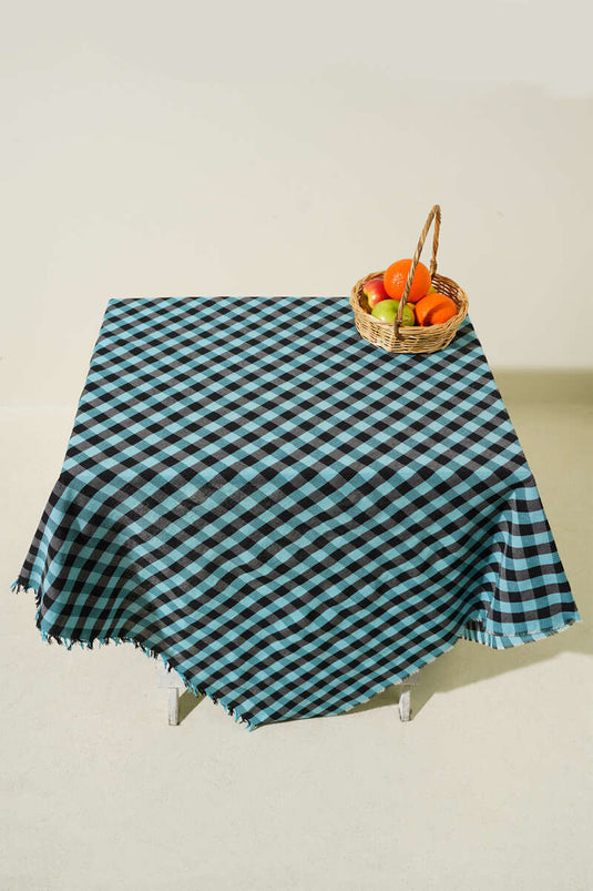 Couverture de pique-nique vichy menthe