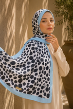 Série De Foulards À Motifs Bleu Bébé