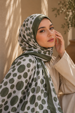 Série De Foulards À Motifs Kaki
