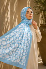 Collection De Châles À Motifs Turquoise